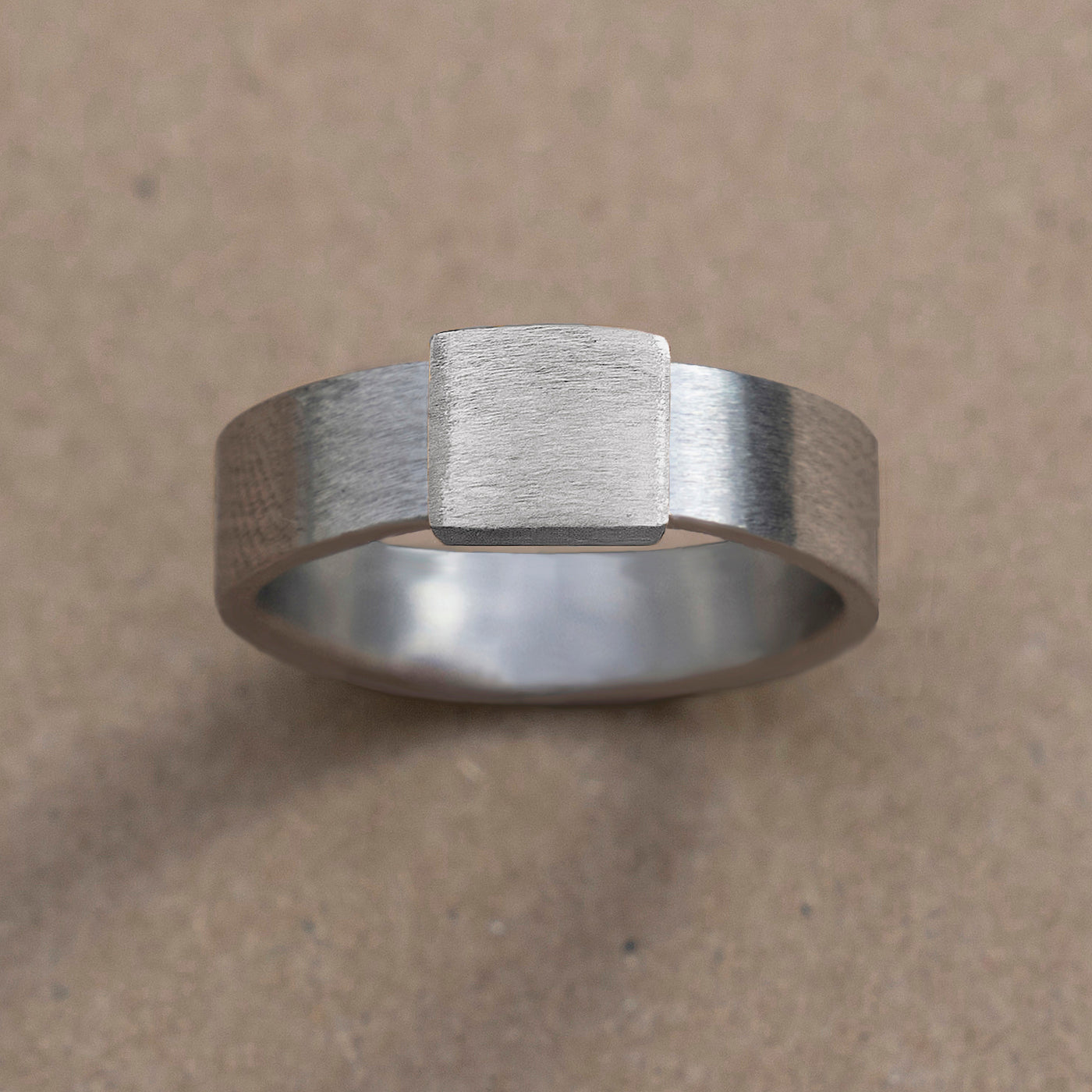 Classic 7mm Silver Platinum Barrel Band