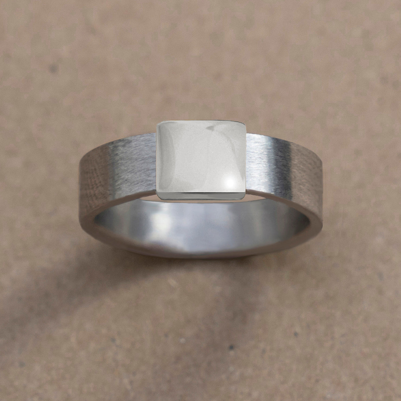 Classic 7mm White Gold Barrel Band