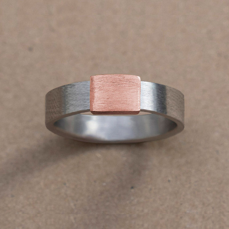 Classic 5mm Rose Gold Barrel Band