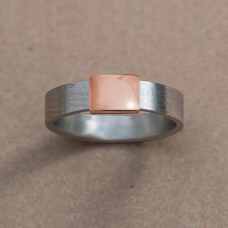 Classic 5mm Rose Gold Barrel Band