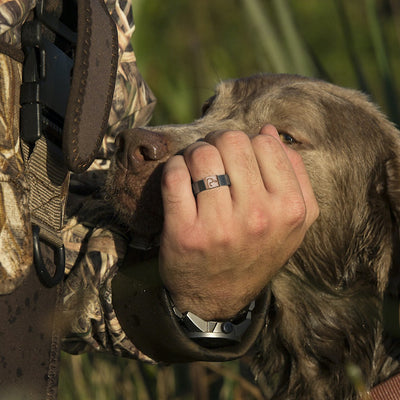 Ducks Unlimited Gunmetal Rose Gold Barrel Band